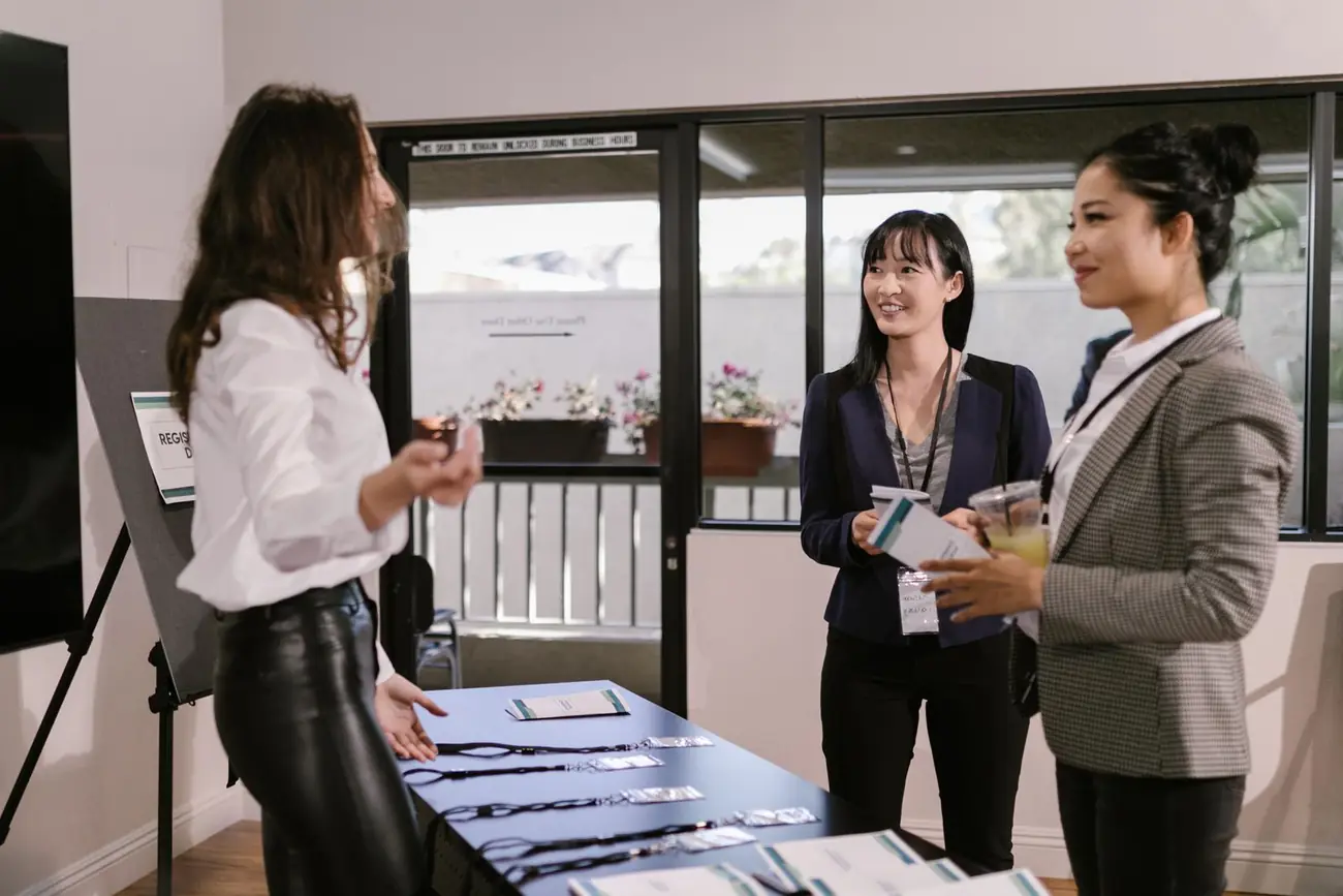 Exhibition staff